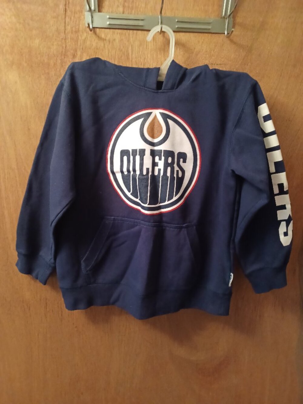 Edmonton Oilers Boy's Blue Hoodie